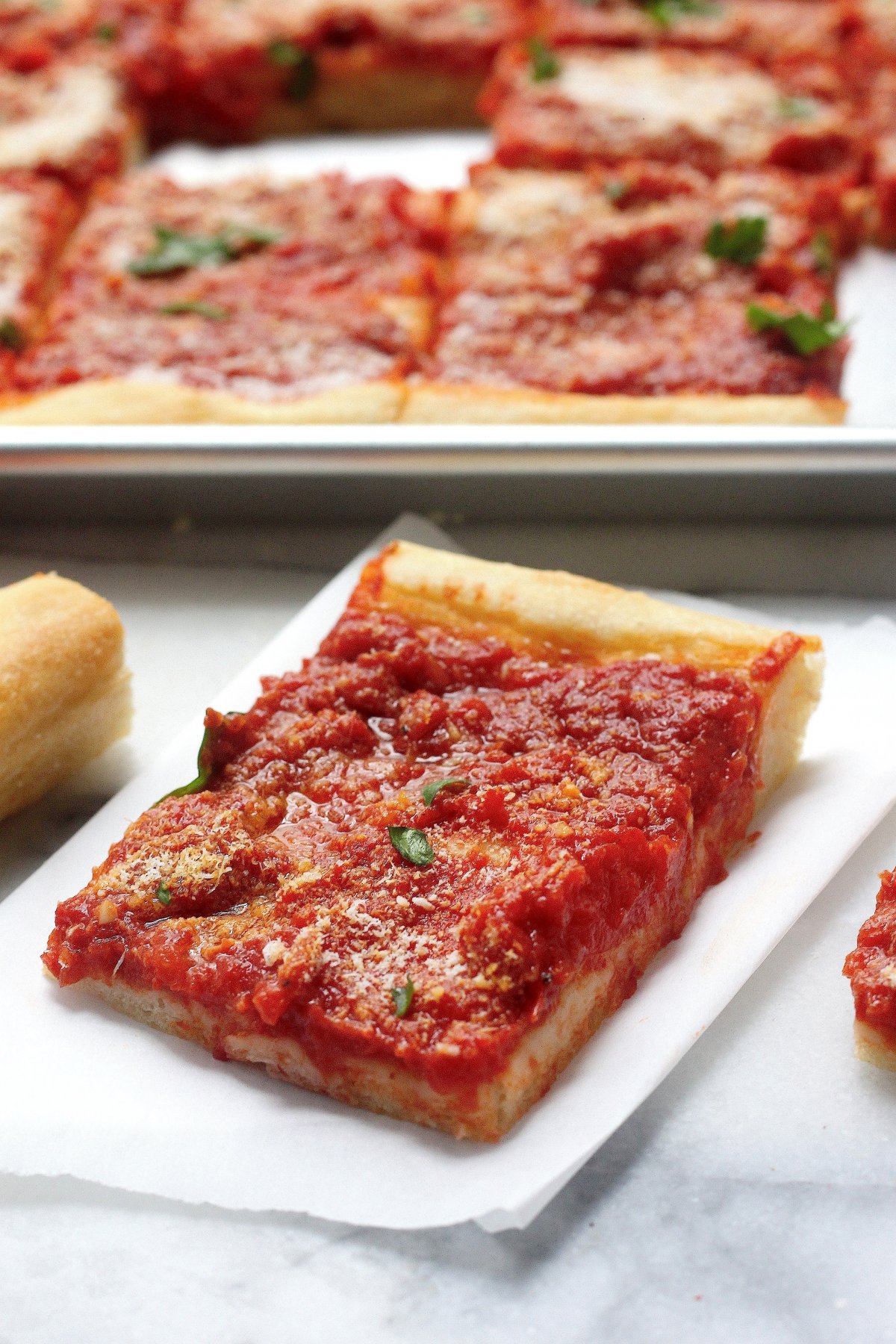 Crowd-Pleasing Sicilian Tomato Pie: Philly's Favorite Game Day Dish